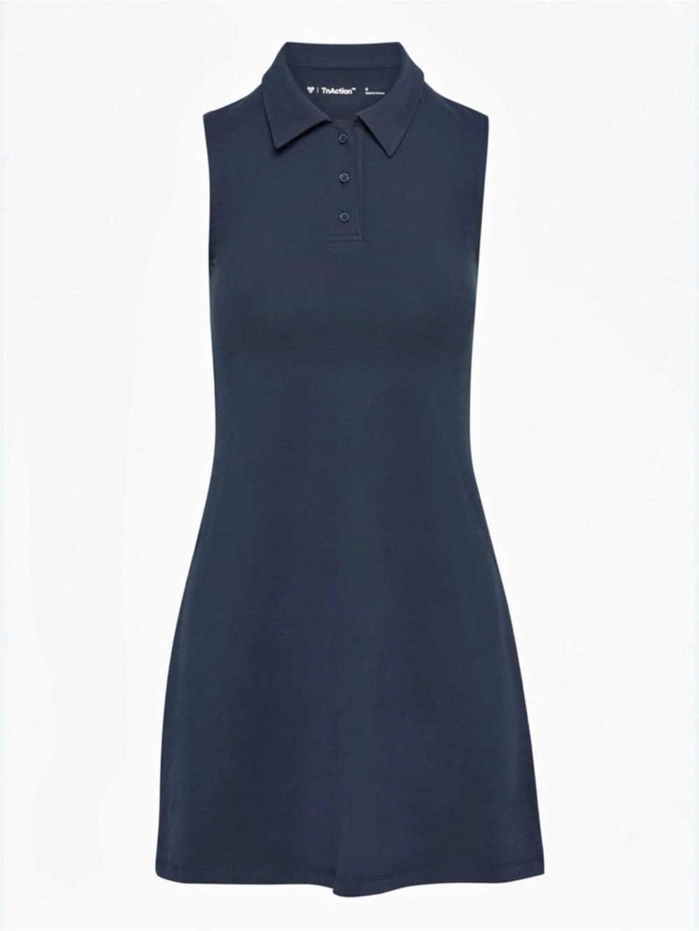TNA - sleeveless polo dress Polo Mini Dress in Blue Size Large NWT